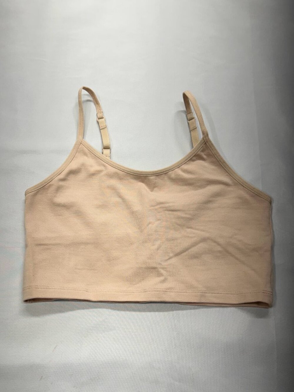 Cat & Jack Girls Cami Bralette Tank M Beige